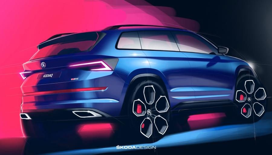 Эскиз Skoda Kodiaq RS 2019 года  (WW) (фото 45 из 159)